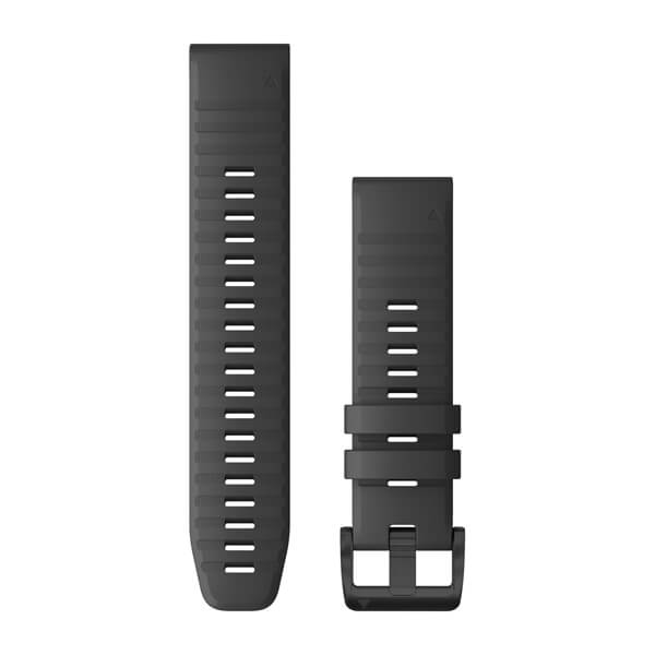 Garmin QuickFit 22mm Graphite Silicone Strap 010-12863-22