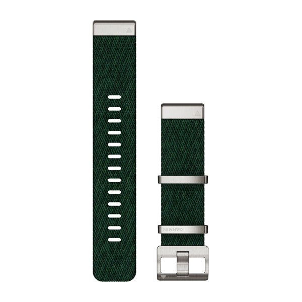 Garmin QuickFit 22mm Jacquard-weave Nylon Strap – Pine Green 010-13008-00