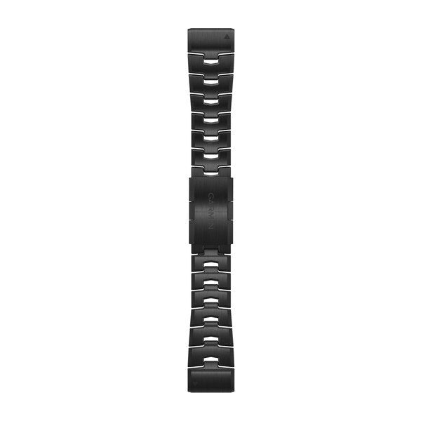 Garmin QuickFit 26mm Strap, Carbon Grey Vented DLC Titanium 010-12864-09