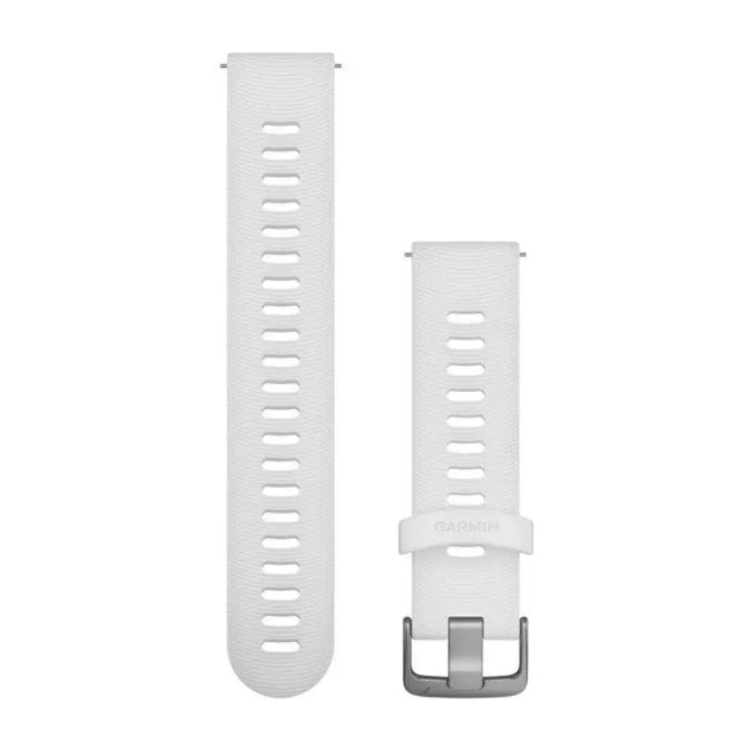 Garmin White Quick Release Silicone Strap 20mm, 010-11251-1P