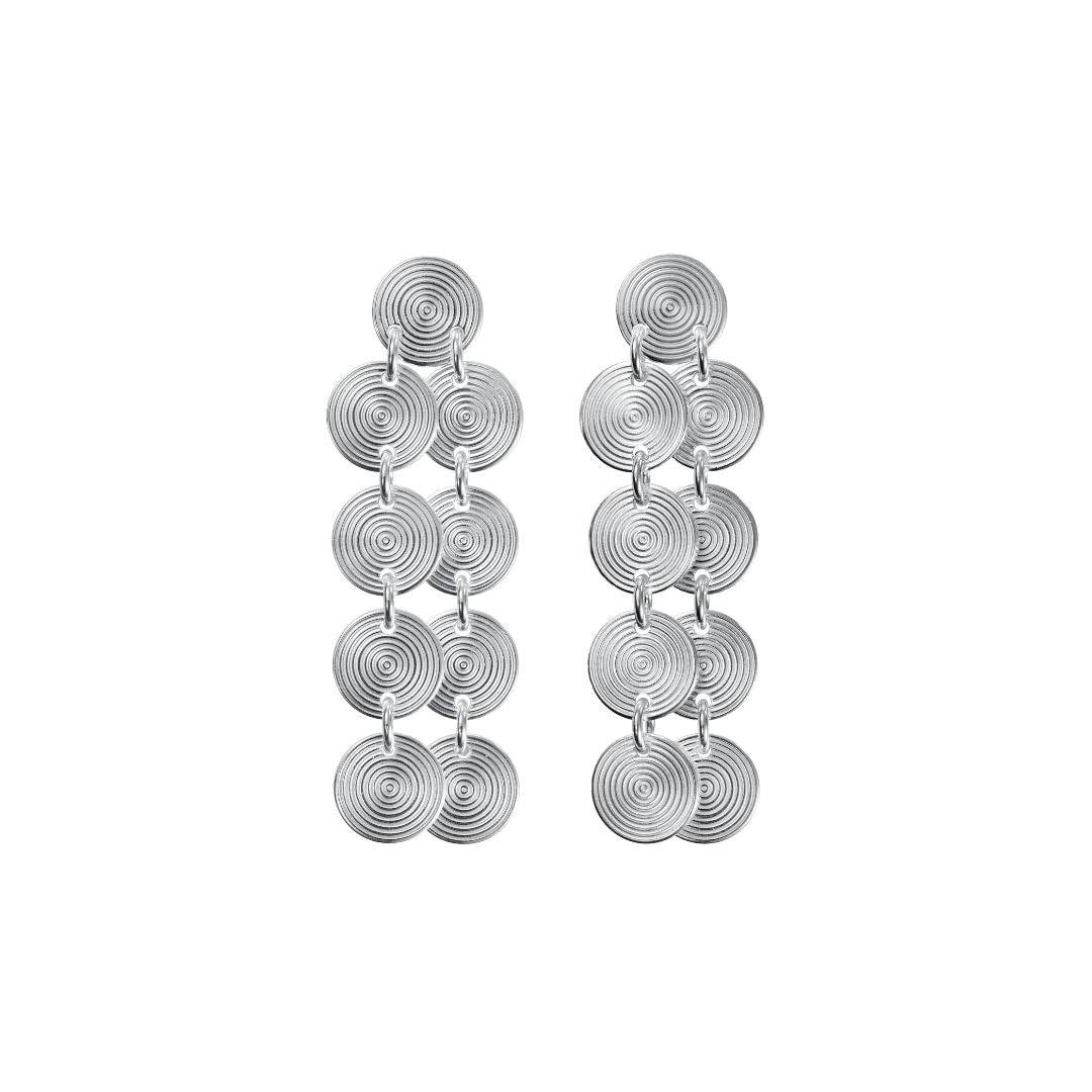 Kalevala Kosmos Earrings, Silver, Kalevala Modern, 26687755T