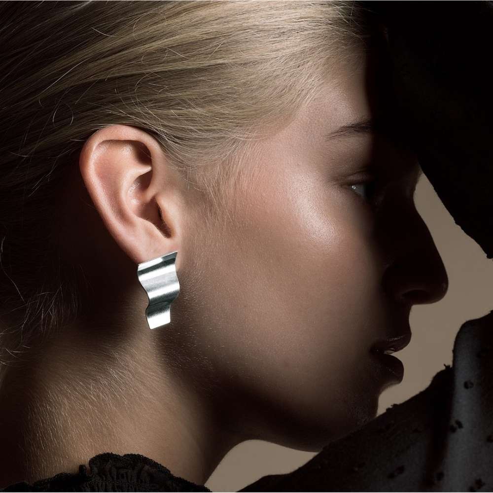 Kalevala Alluring earrings, silver, Kalevala Modern