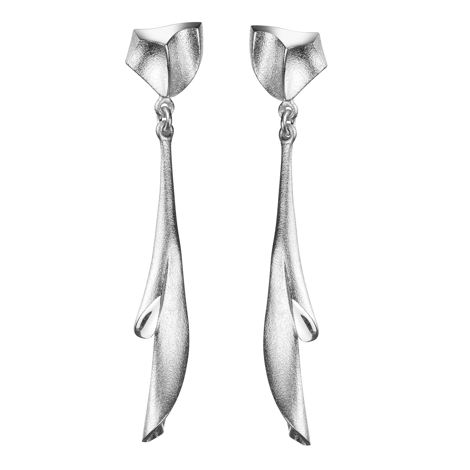 Kalevala Arieta Earrings silver, Art by Kalevala