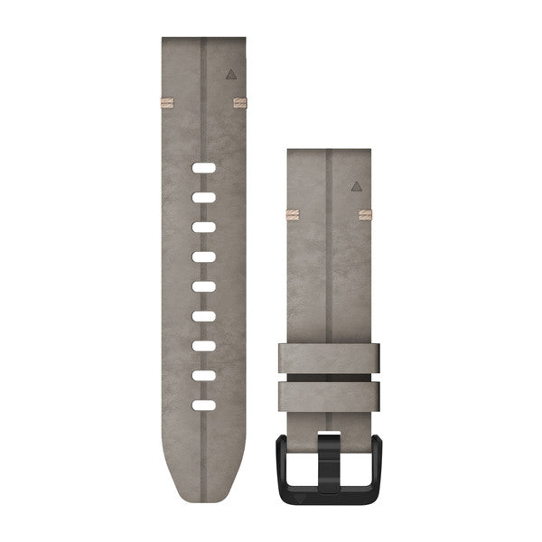 Garmin QuickFit 20mm Shale Gray Suede Leather Strap 010-12876-00