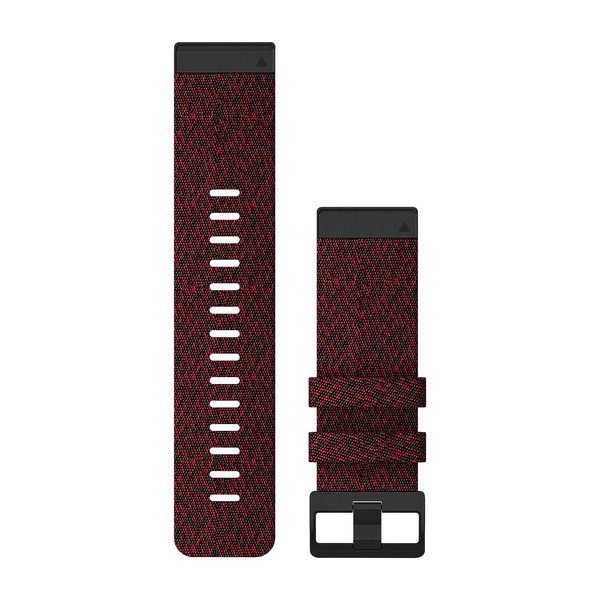 Garmin QuickFit 26mm Strap, Heathered Red Nylon 010-12864-06