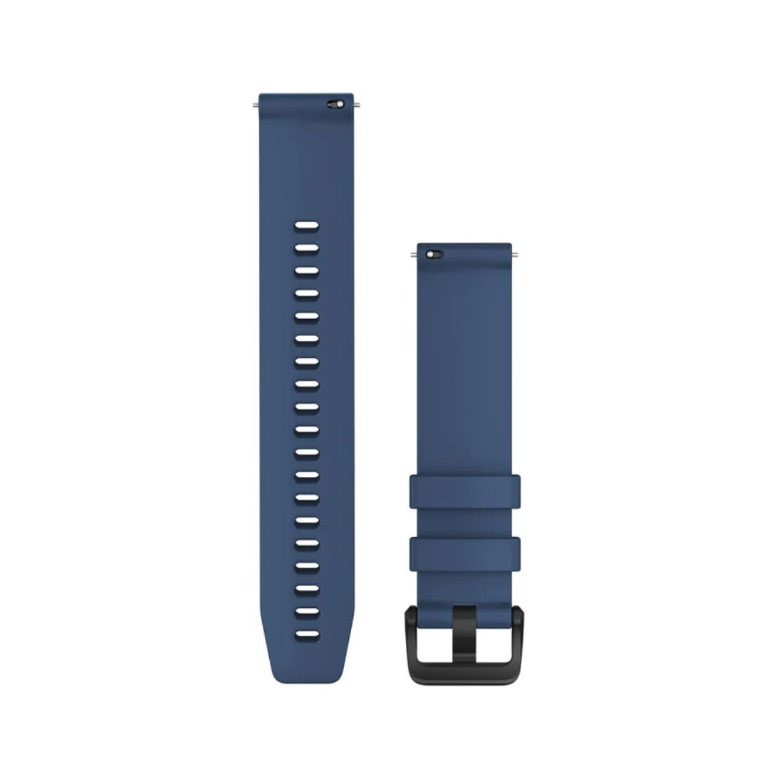 Garmin Quick Release Silicone Strap 20mm, Blue, 010-13076-04