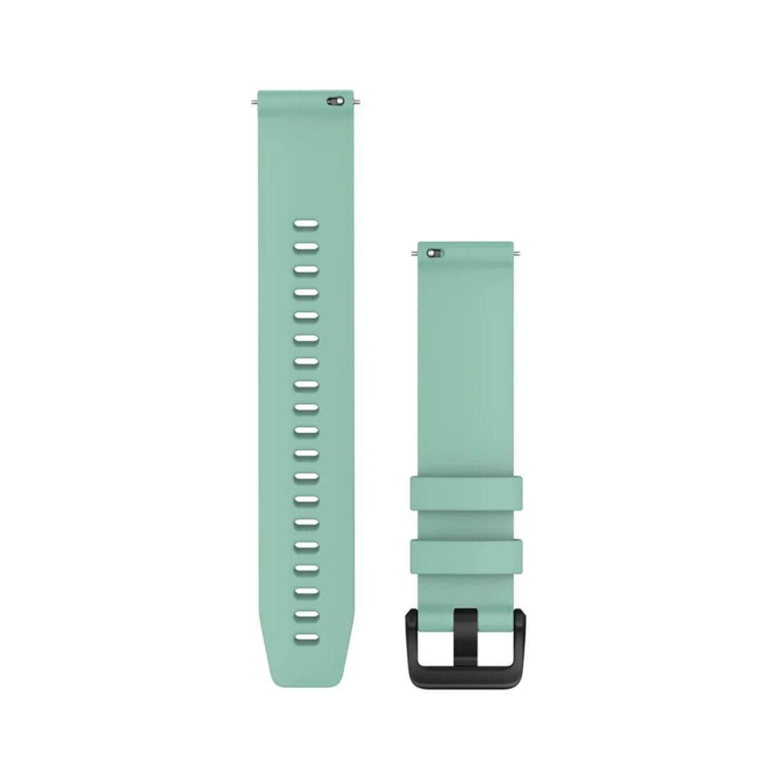 Garmin Quick Release Silicone Strap 20mm, Water Green, 010-13076-05