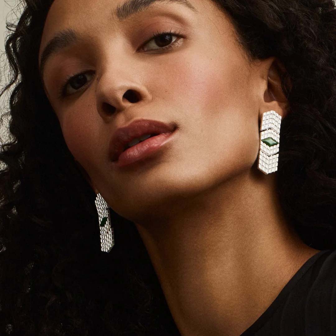 Kalevala Tree Spirit Earrings, silver