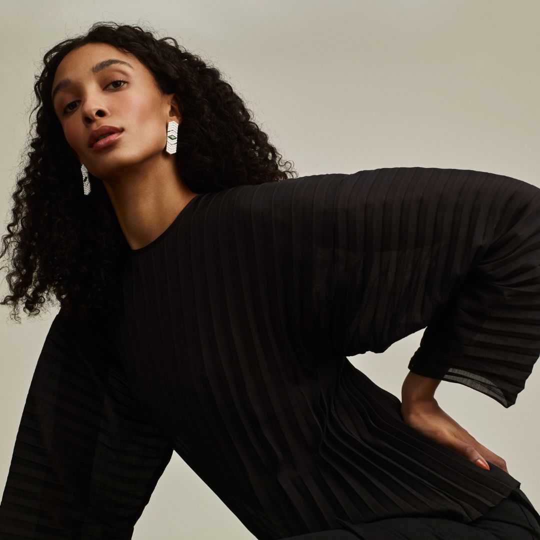 Kalevala Tree Spirit Earrings, silver