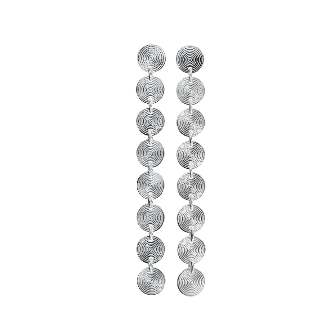 Kalevala Kosmos Earrings, Silver, Kalevala Modern, 26687748T