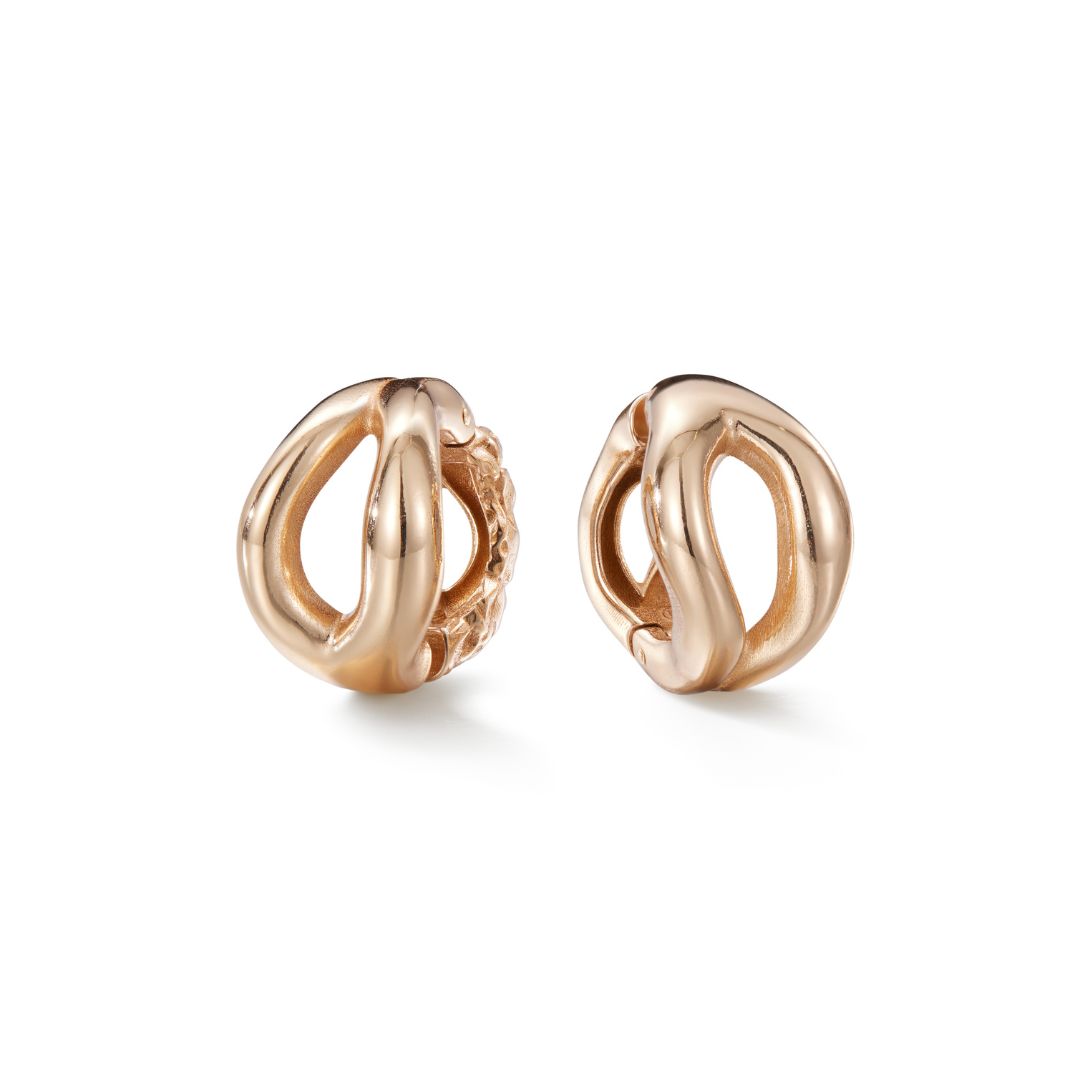 Kalevala Männyt Hoop Earrings, Bronze, 361001101T